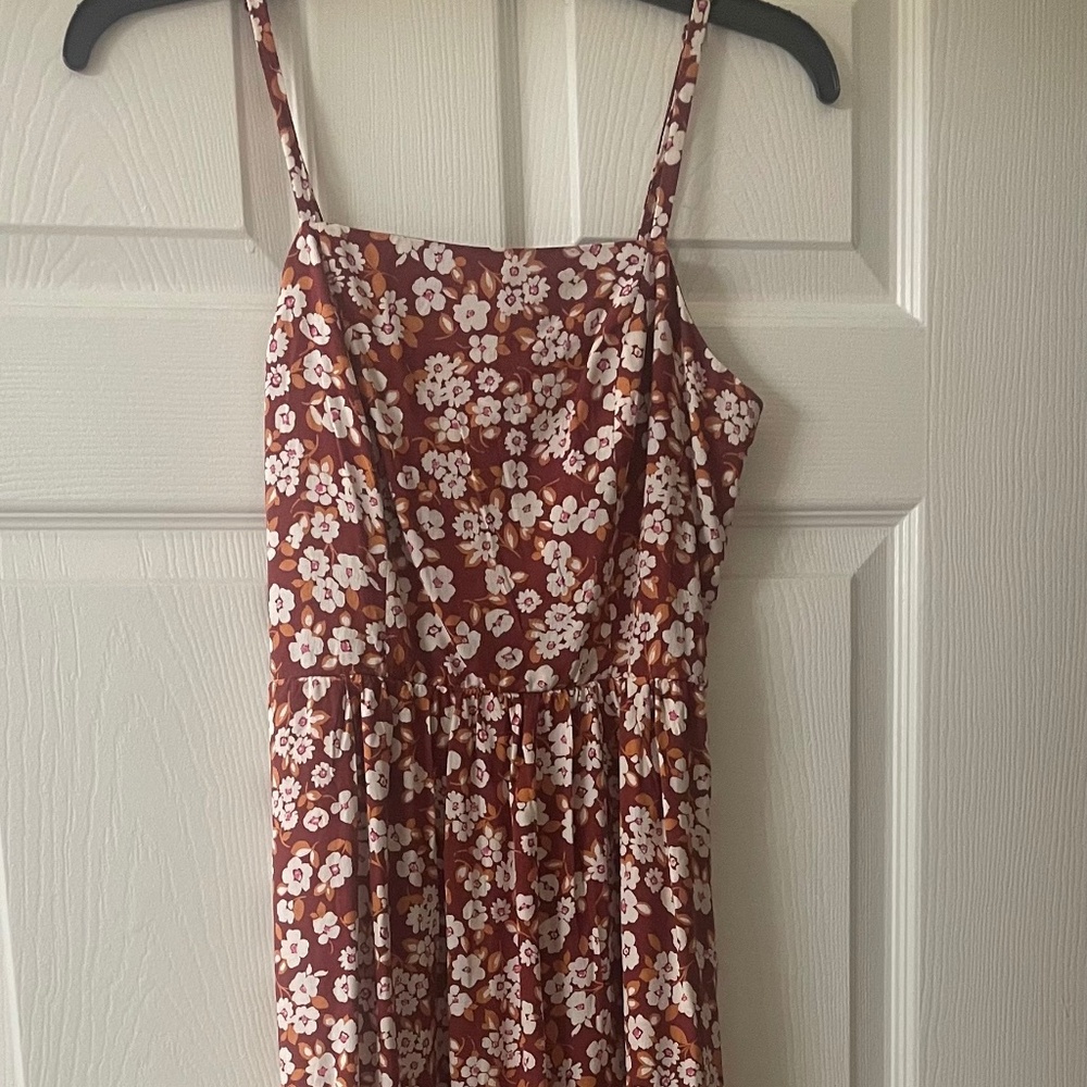 Red Floral Dress